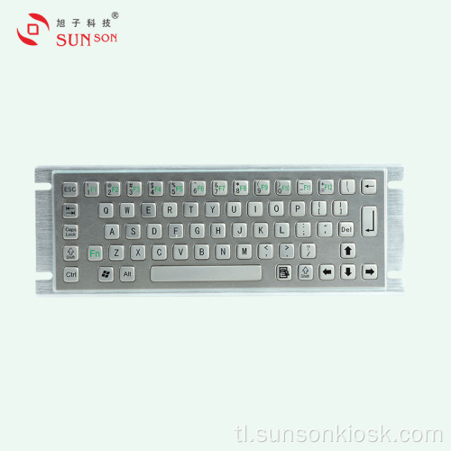 Pinatibay na Anti-vandal Keyboard para sa Impormasyon Kiosk